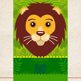 矢量动物 矢量植物 插画 手绘