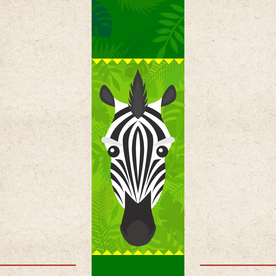 矢量动物 矢量植物 插画 手绘