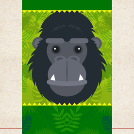 矢量动物 矢量植物 插画 手绘