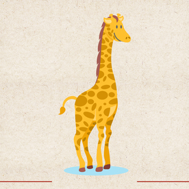 矢量动物 矢量植物 插画 手绘