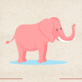 矢量动物 矢量植物 插画 手绘