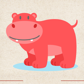 矢量动物 矢量植物 插画 手绘