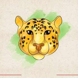 矢量动物 矢量植物 插画 手绘