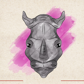 矢量动物 矢量植物 插画 手绘