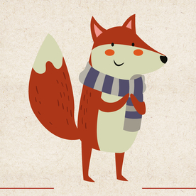 矢量动物 矢量植物 插画 手绘