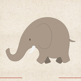 矢量动物 矢量植物 插画 手绘