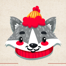 矢量动物 矢量植物 插画 手绘