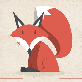 矢量动物 矢量植物 插画 手绘