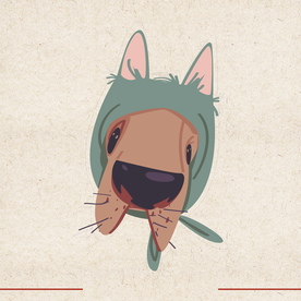 矢量动物 矢量植物 插画 手绘