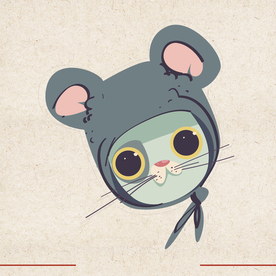 矢量动物 矢量植物 插画 手绘