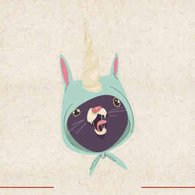 矢量动物 矢量植物 插画 手绘