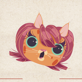 矢量动物 矢量植物 插画 手绘