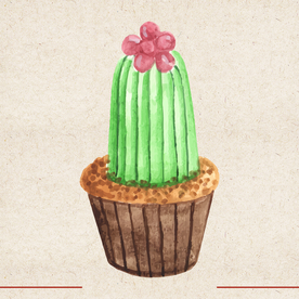 矢量动物 矢量植物 插画 手绘