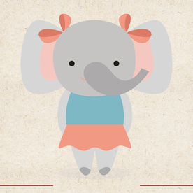 矢量动物 矢量植物 插画 手绘