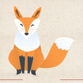 矢量动物 矢量植物 插画 手绘