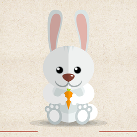 矢量动物 矢量植物 插画 手绘