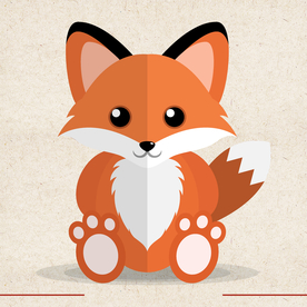 矢量动物 矢量植物 插画 手绘