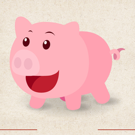 矢量动物 矢量植物 插画 手绘