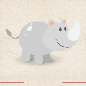 矢量动物 矢量植物 插画 手绘