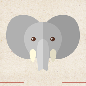 矢量动物 矢量植物 插画 手绘