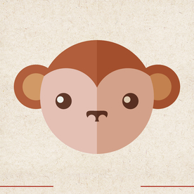 矢量动物 矢量植物 插画 手绘