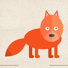 矢量动物 矢量植物 插画 手绘