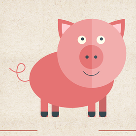 矢量动物 矢量植物 插画 手绘