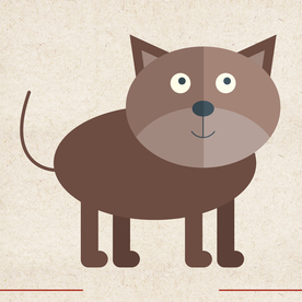 矢量动物 矢量植物 插画 手绘