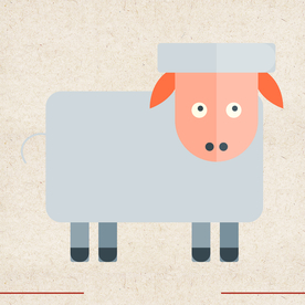 矢量动物 矢量植物 插画 手绘