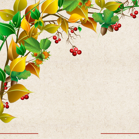 矢量动物 矢量植物 插画 手绘