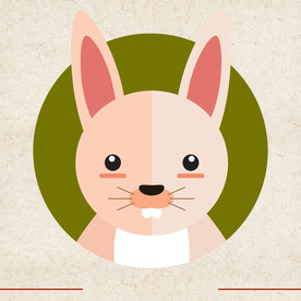 矢量动物 矢量植物 插画 手绘