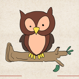 矢量动物 矢量植物 插画 手绘