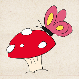 矢量动物 矢量植物 插画 手绘