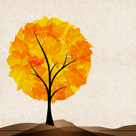 矢量动物 矢量植物 插画 手绘