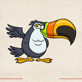 矢量动物 矢量植物 插画 手绘