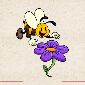 矢量动物 矢量植物 插画 手绘