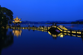 西湖夜景