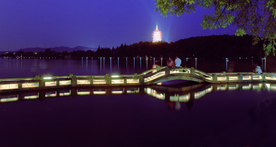 西湖夜景