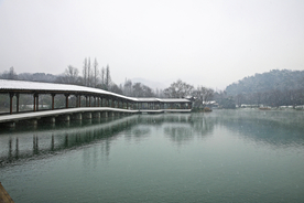 西湖雪景