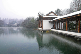 西湖雪景