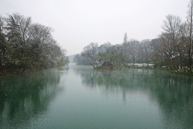 西湖雪景