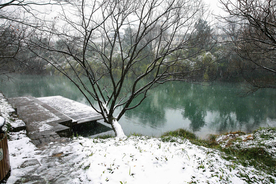 西湖雪景