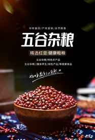 五谷杂粮美食食材活动宣传海报