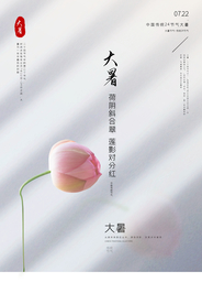 大暑传统节日活动促销宣传海报