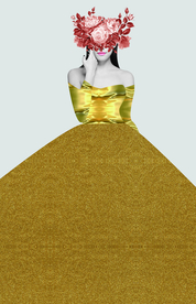 金泊人物装饰画