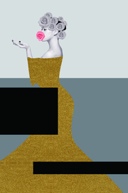 金泊人物装饰画