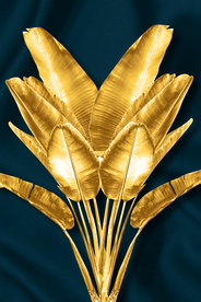 金色叶子装饰画