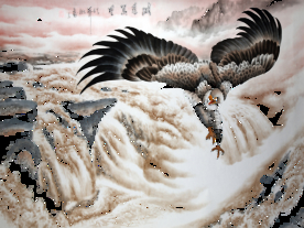 大展雄鹰装饰画