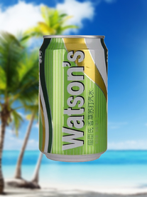 屈臣氏香草苏打水