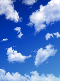 蓝天白云